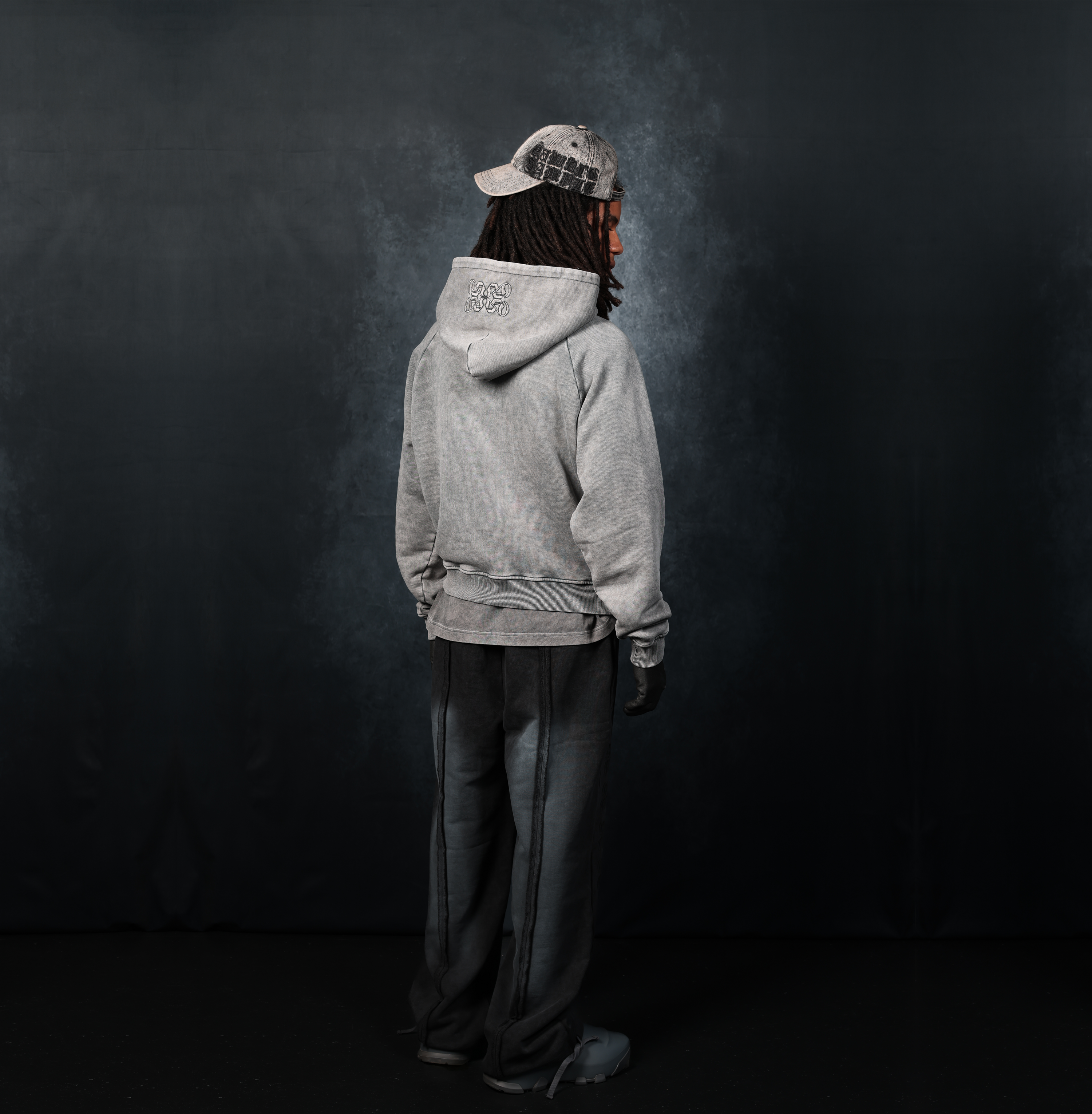 Stone Grey Hoodie