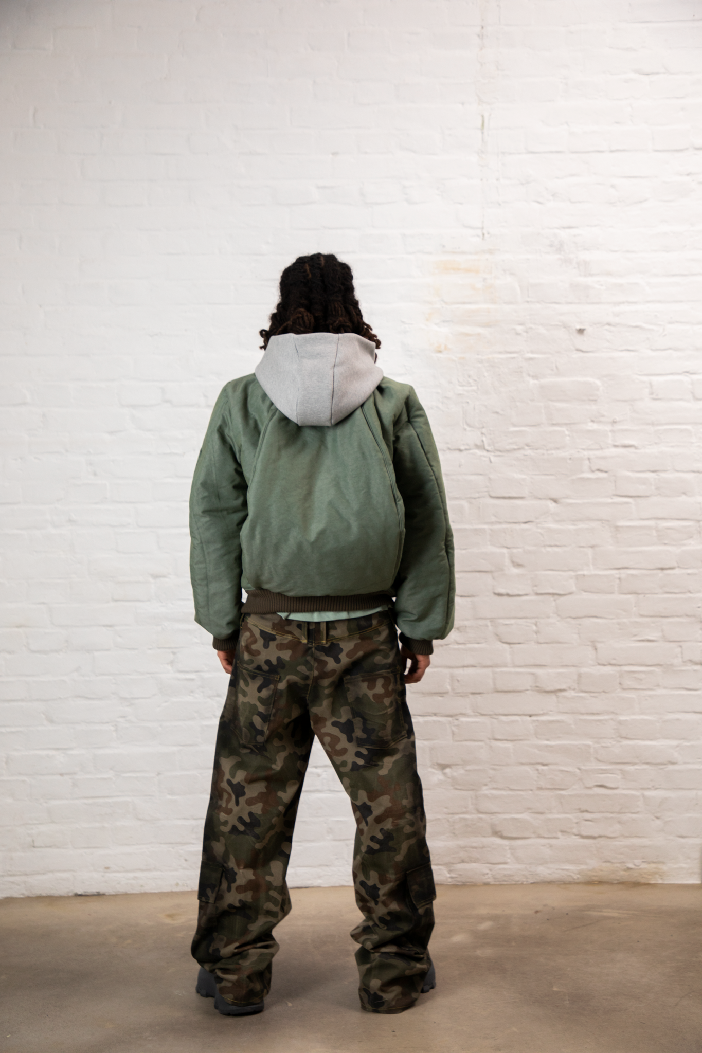 AIRBAG BOMBER JACKET CANVAS