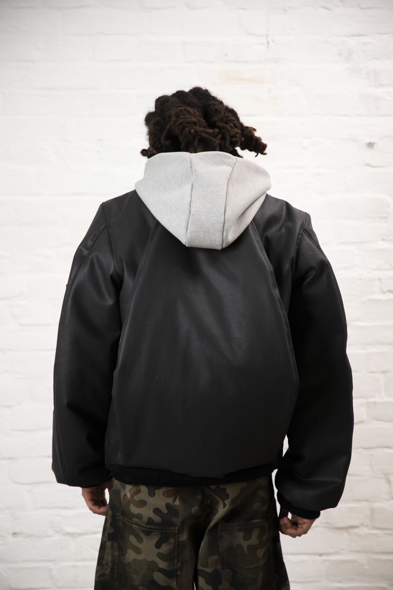 AIRBAG BOMBER JACKET DENIM