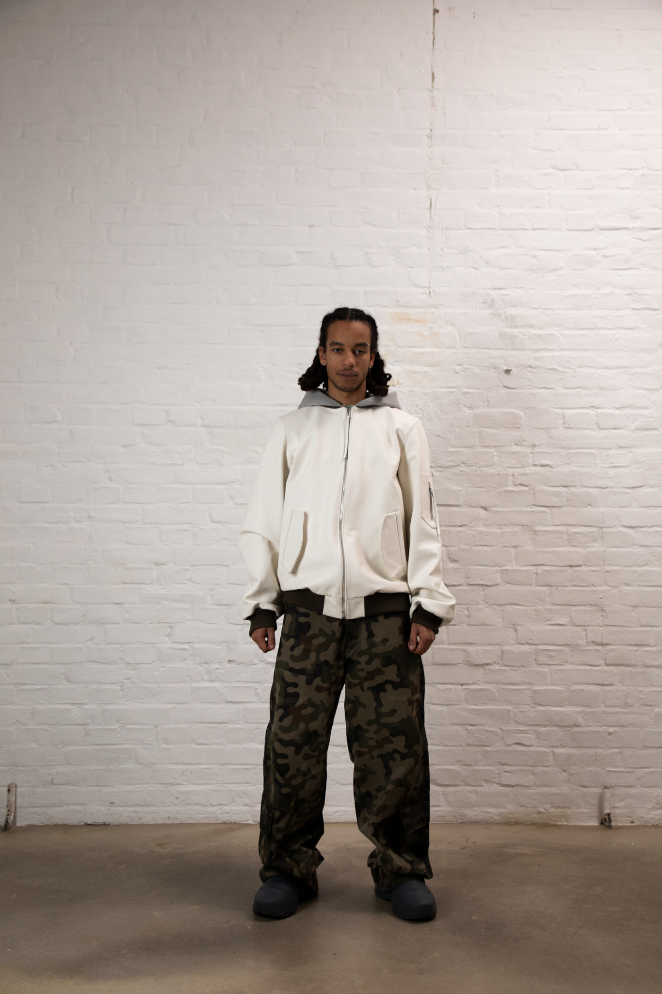 AIRBAG BOMBER JACKET LEATHER