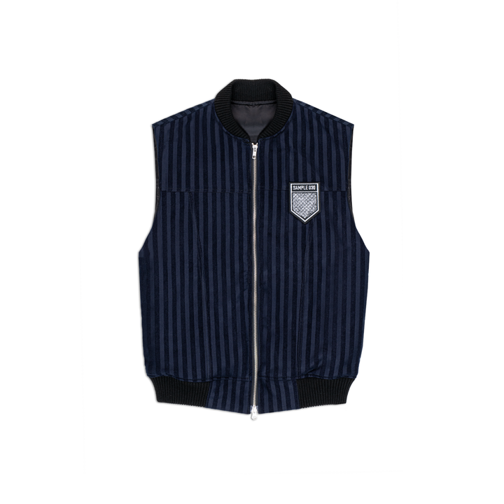 ATELIER VEST CORD DENIM