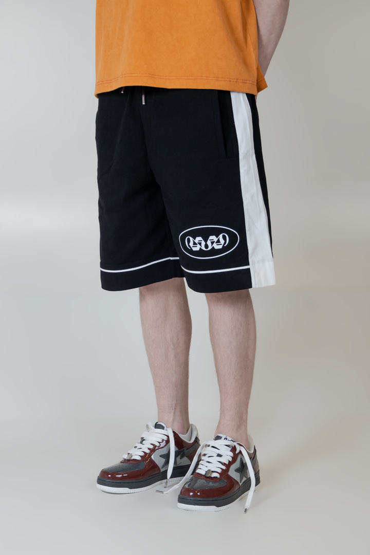 Black Logo Shorts