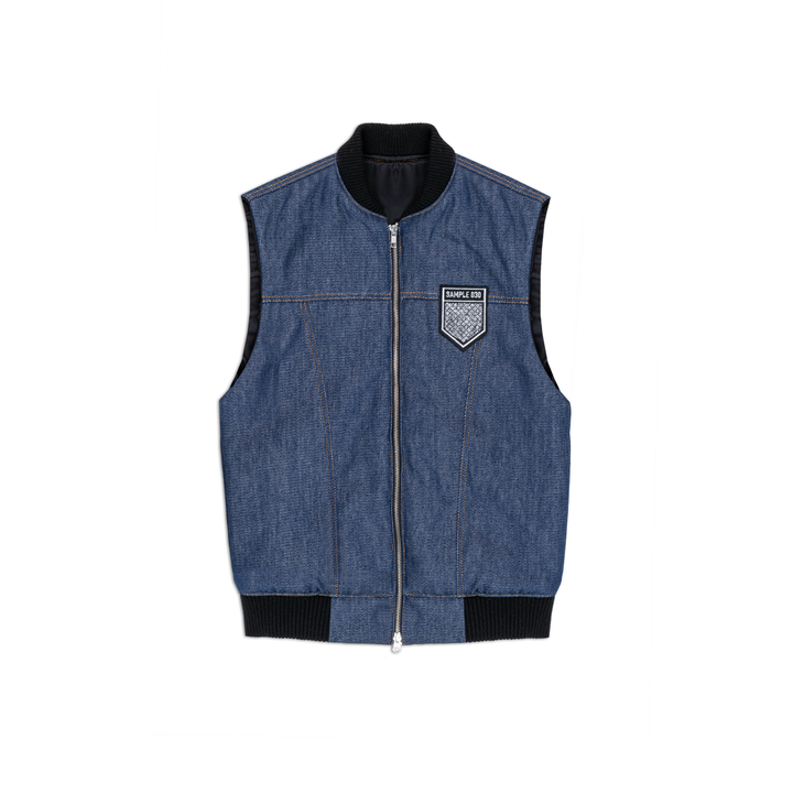 ATELIER VEST JERSEY DENIM
