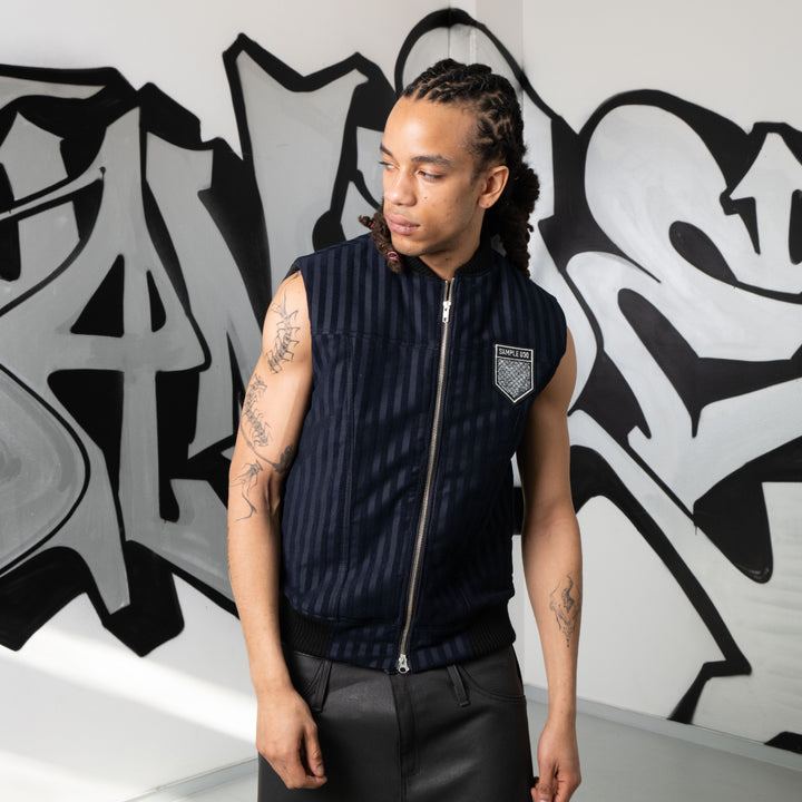 ATELIER VEST CORD DENIM
