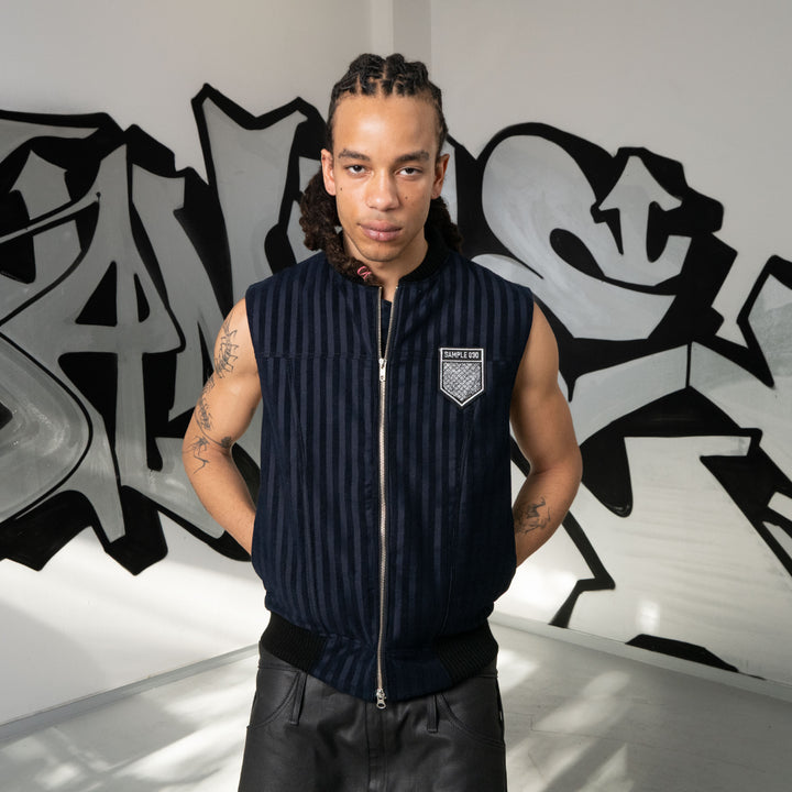 ATELIER VEST CORD DENIM
