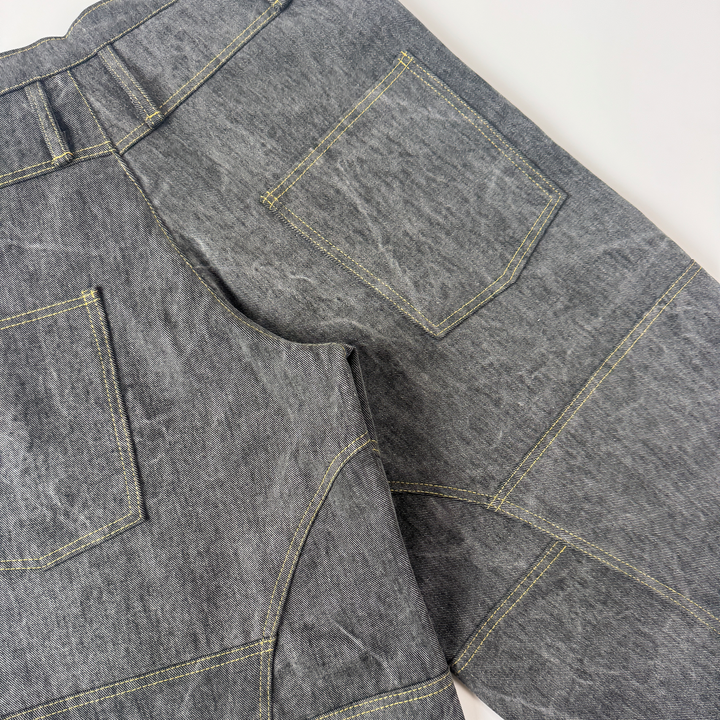 1/1 CUSTOM GREY CARGO SHORTS