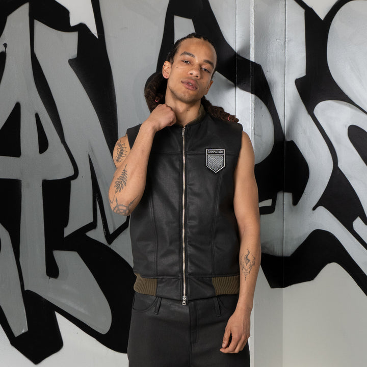 ATELIER VEST WAXED DENIM