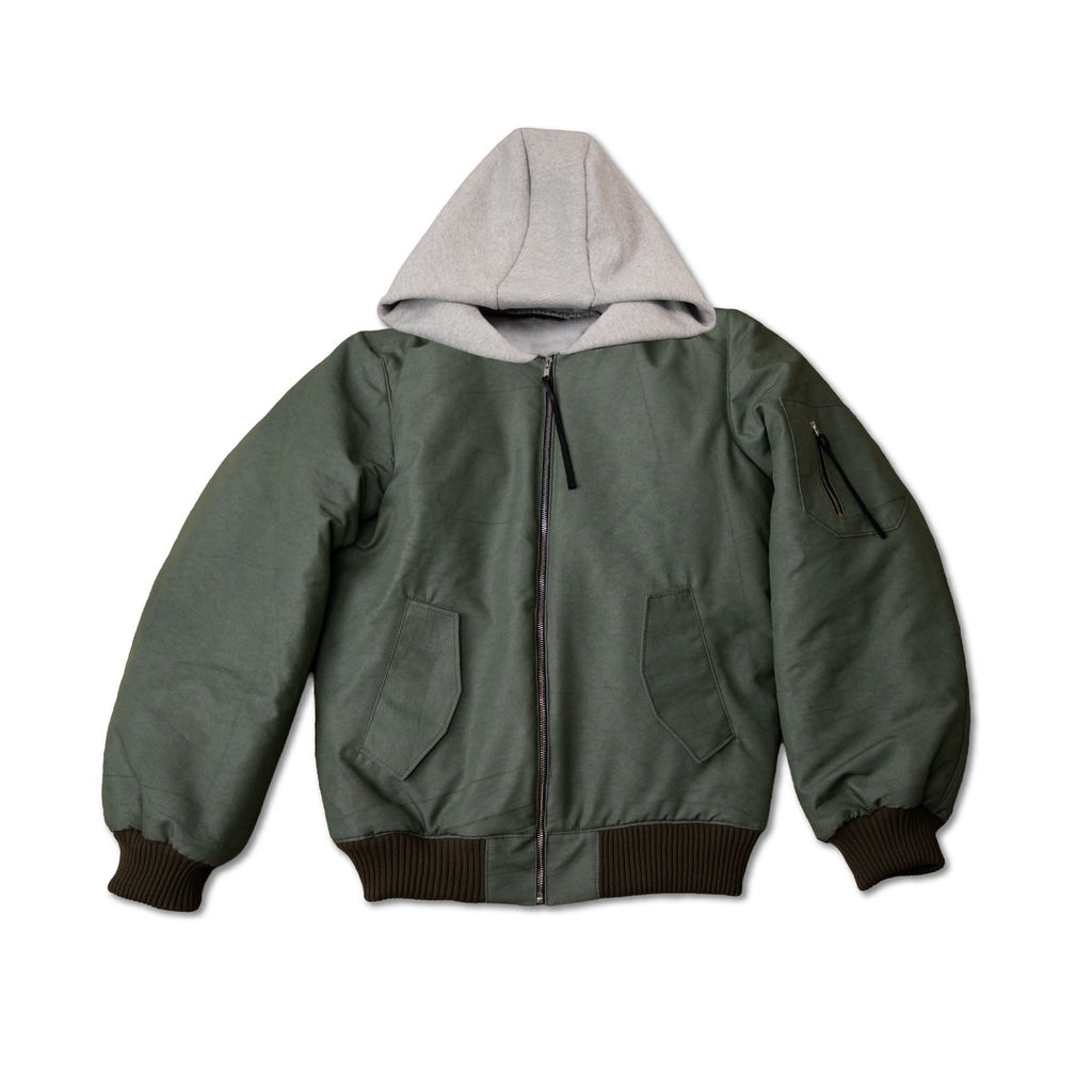 AIRBAG BOMBER JACKET CANVAS