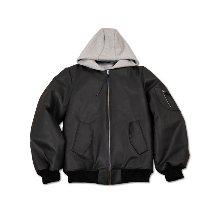 AIRBAG BOMBER JACKET DENIM