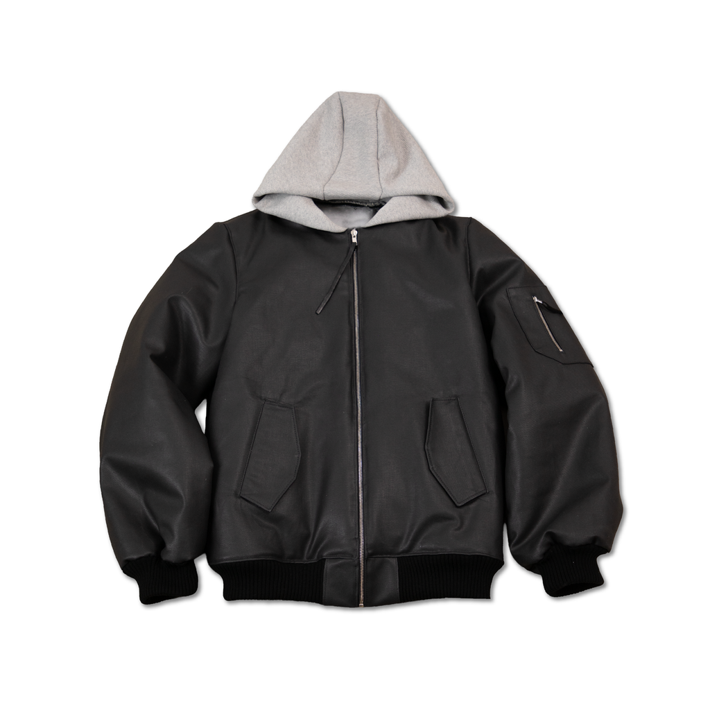 AIRBAG BOMBER JACKET DENIM