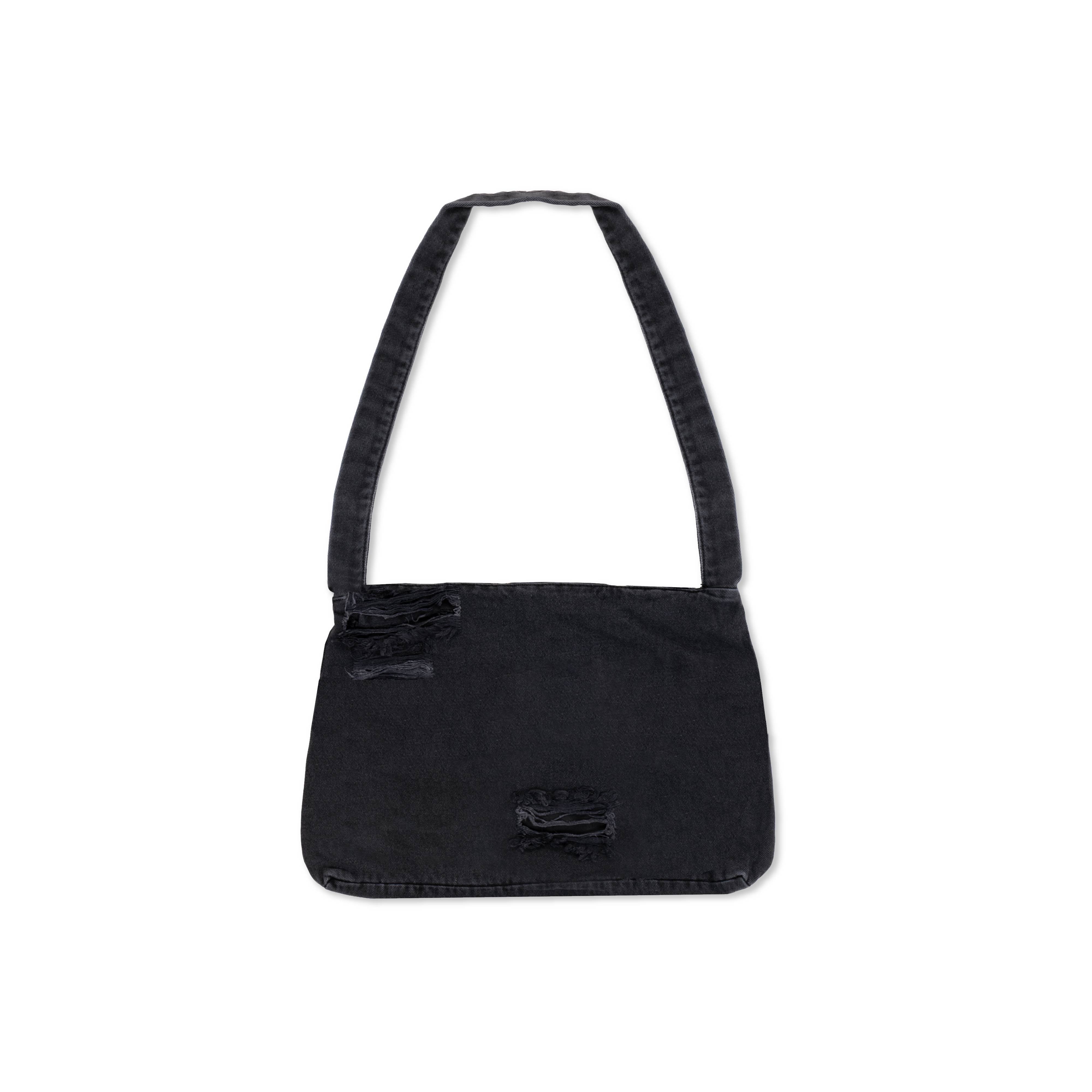 RIPPED BLACK DENIM BAG – sample030