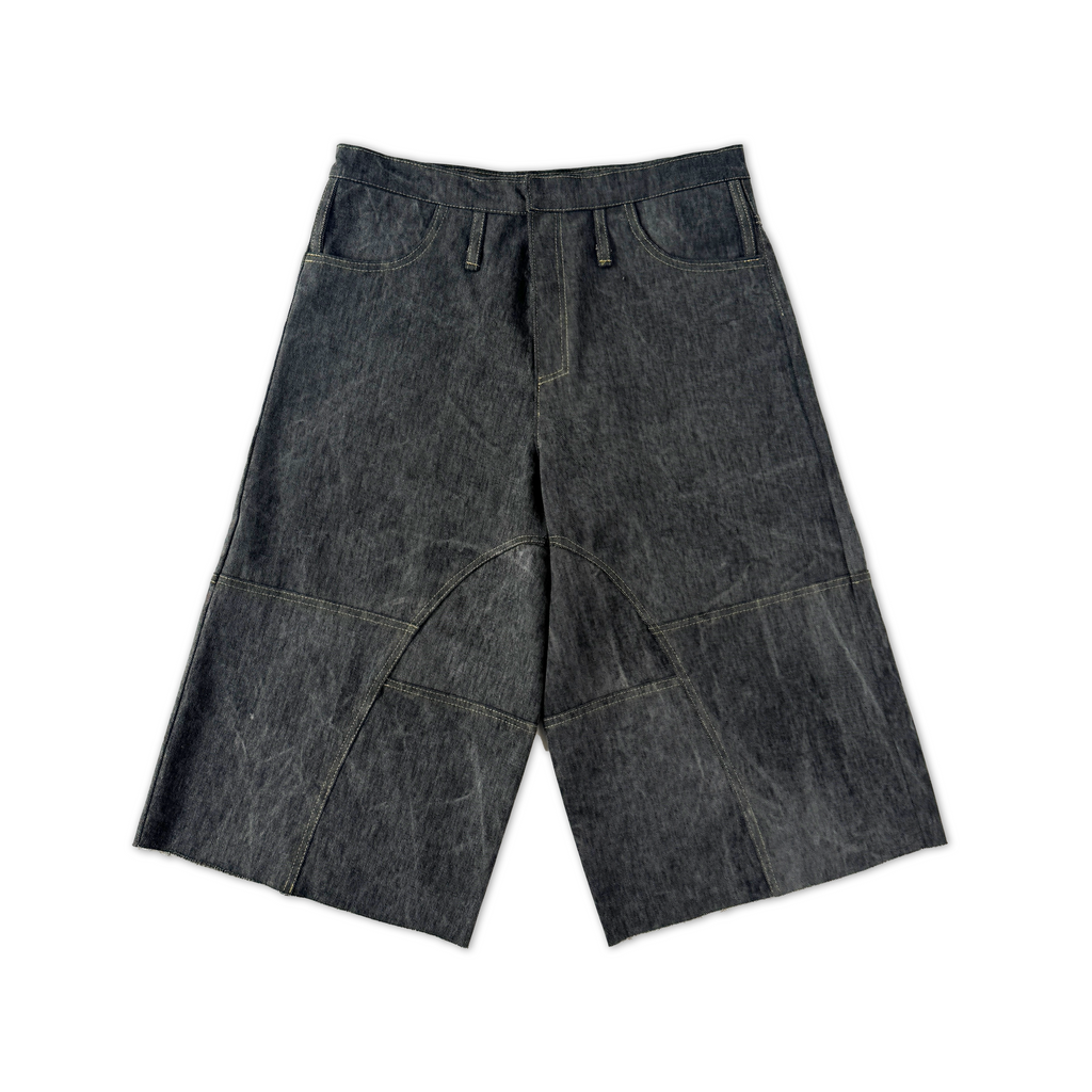 GREY CARGO SHORTS
